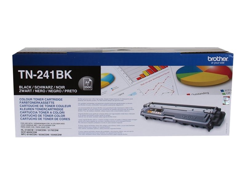 Brother TN241BK - Schwarz - Original - Tonerpatrone - für Brother DCP-9015 - DCP-9020 - HL-3140 - HL-3150 - HL-3170 - MFC-9140 - MFC-9330 - MFC-9340
