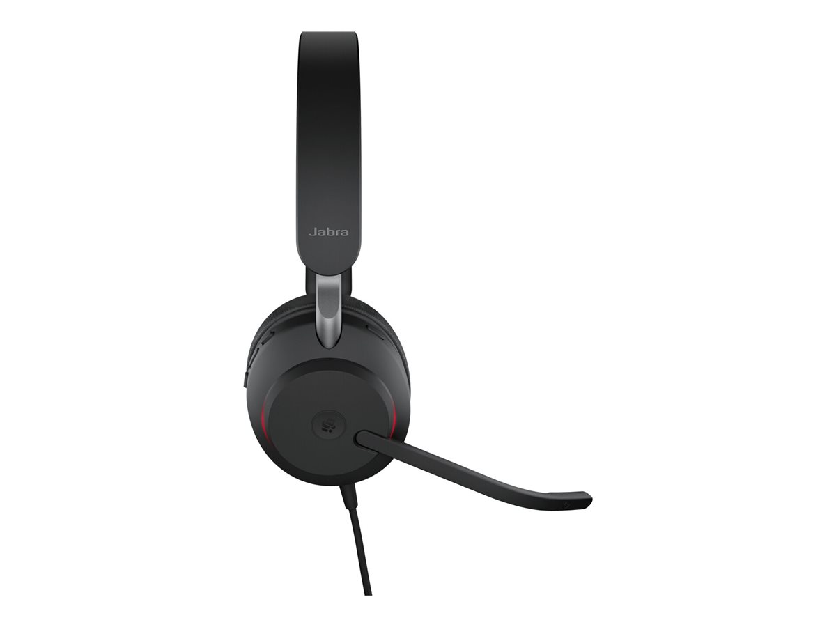 Evolve2 40 MS Stereo - Headset - On-Ear - kabelgebunden - USB-A - Geräuschisolierung - Zertifiziert für Microsoft Teams