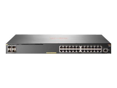 HPE Aruba 2930F 24G PoE+ 4SFP+ - Switch - L3 - managed - 24 x 10/100/1000 (PoE+) - + 4 x 1 Gigabit/10 Gigabit SFP+ (Uplink) - an Rack montierbar - PoE+ (370 W) - wieder auf den Markt gebracht