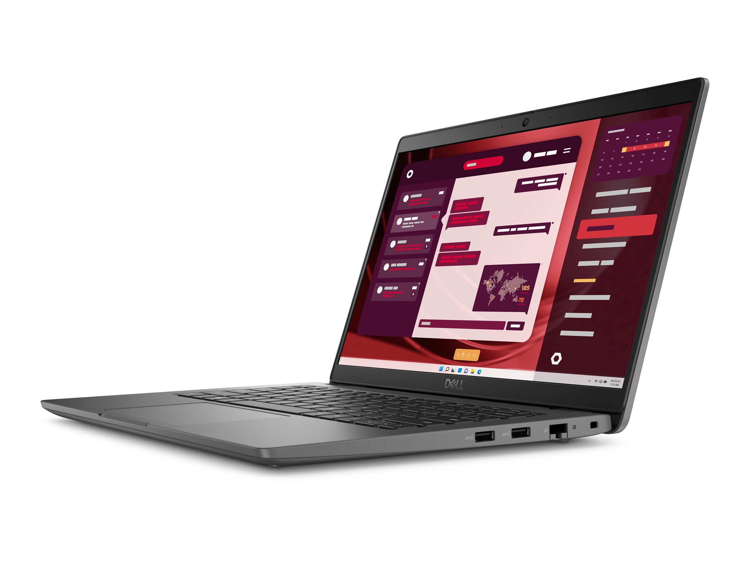 Dell Latitude 3450 (version 2024) - Intel Core i5 - IPS 1920 x 1080 (Full HD) - Wi-Fi 6E - Grau - BTS - mit 1 Jahr Basic Vor-Or-Service nach Ferndiagnose mit nur Hardware-Support - Disti SnS