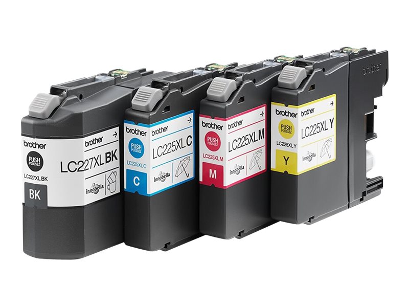Brother LC227XL/225XL - 4er-Pack - Schwarz, Gelb, Cyan, Magenta - Original - Tintenpatrone - für Brother DCP-J4120DW - MFC-J4420DW - MFC-J4620DW - MFC-J4625DW