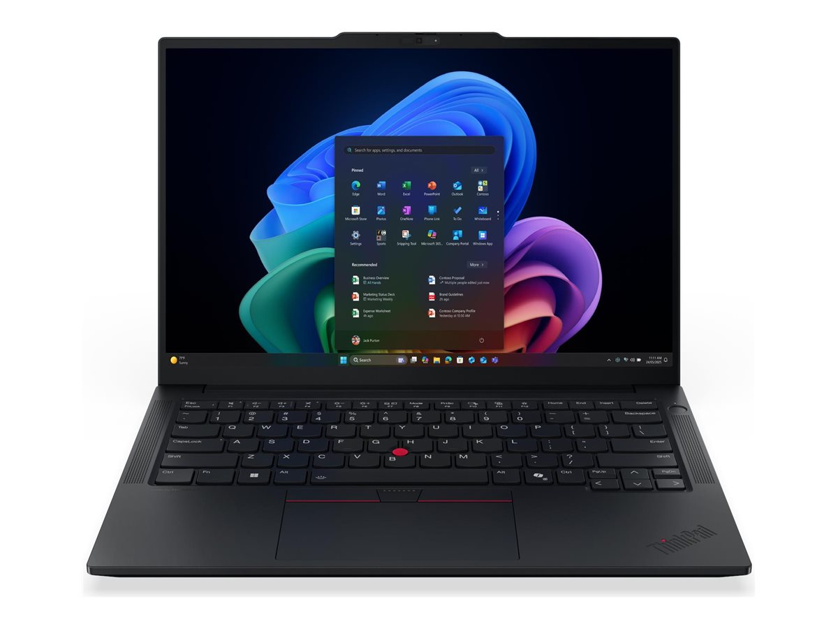 Lenovo ThinkPad E14 Gen 8 21Y8 - Intel Core 5 320 - IPS 1920 x 1200 - Wi-Fi 6E - Bluetooth - Schwarz - kbd: Deutsch - mit 1 Jahr Lenovo Premier Support