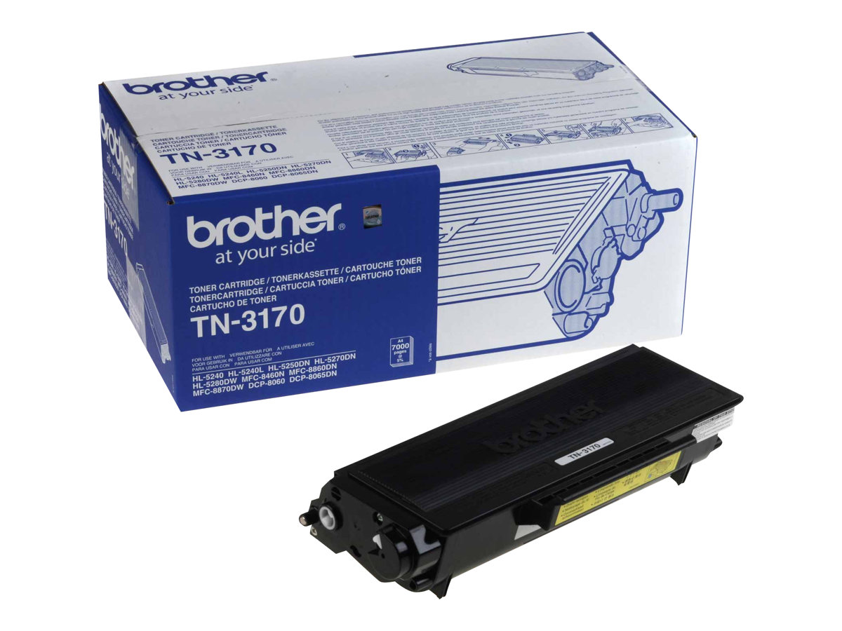 Brother TN3170 - Schwarz - Original - Tonerpatrone - für Brother DCP-8060 - 8065 - HL-5240 - 5250 - 5270 - 5280 - MFC-8460 - 8860 - 8870 Brother TN3170 - Schwarz - Original - Tonerpatrone - für Brother DCP-8060 - 8065 - HL-5240 - 5250 - 5270 - 5280 - MFC-8460 - 8860 - 8870