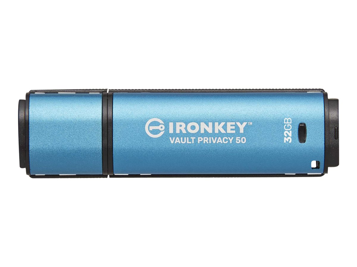 Kingston IronKey Vault Privacy 50 32GB - verschlüsselt - 32 GB - USB 3.2 Gen 1 - TAA-konform