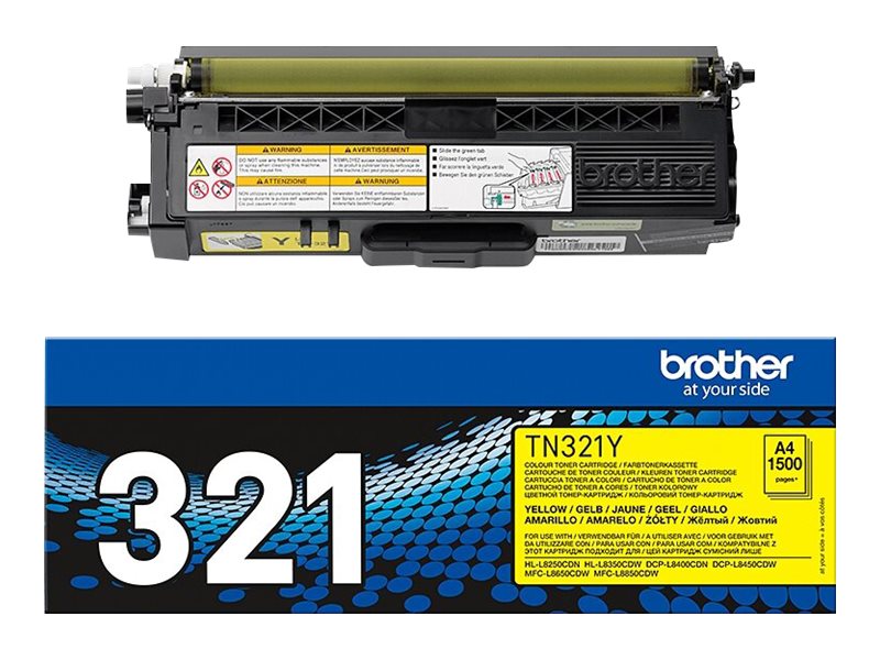 Brother TN321Y - Gelb - Original - Tonerpatrone - für Brother DCP-L8400 - DCP-L8450 - HL-L8250 - HL-L8350 - MFC-L8650 - MFC-L8850
