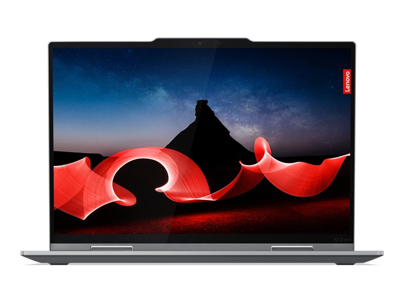 Lenovo ThinkPad X1 2-in-1 Gen 9 21KE - Flip-Design - IPS Touchscreen 1920 x 1200 - Wi-Fi 6E - Bluetooth - 4G/5G-upgradefähig - Grau - kbd: Deutsch - mit 3 Jahre Lenovo Premier Support - CO2-Ausgleich 0,5 Tonnen (2. Gen.)
