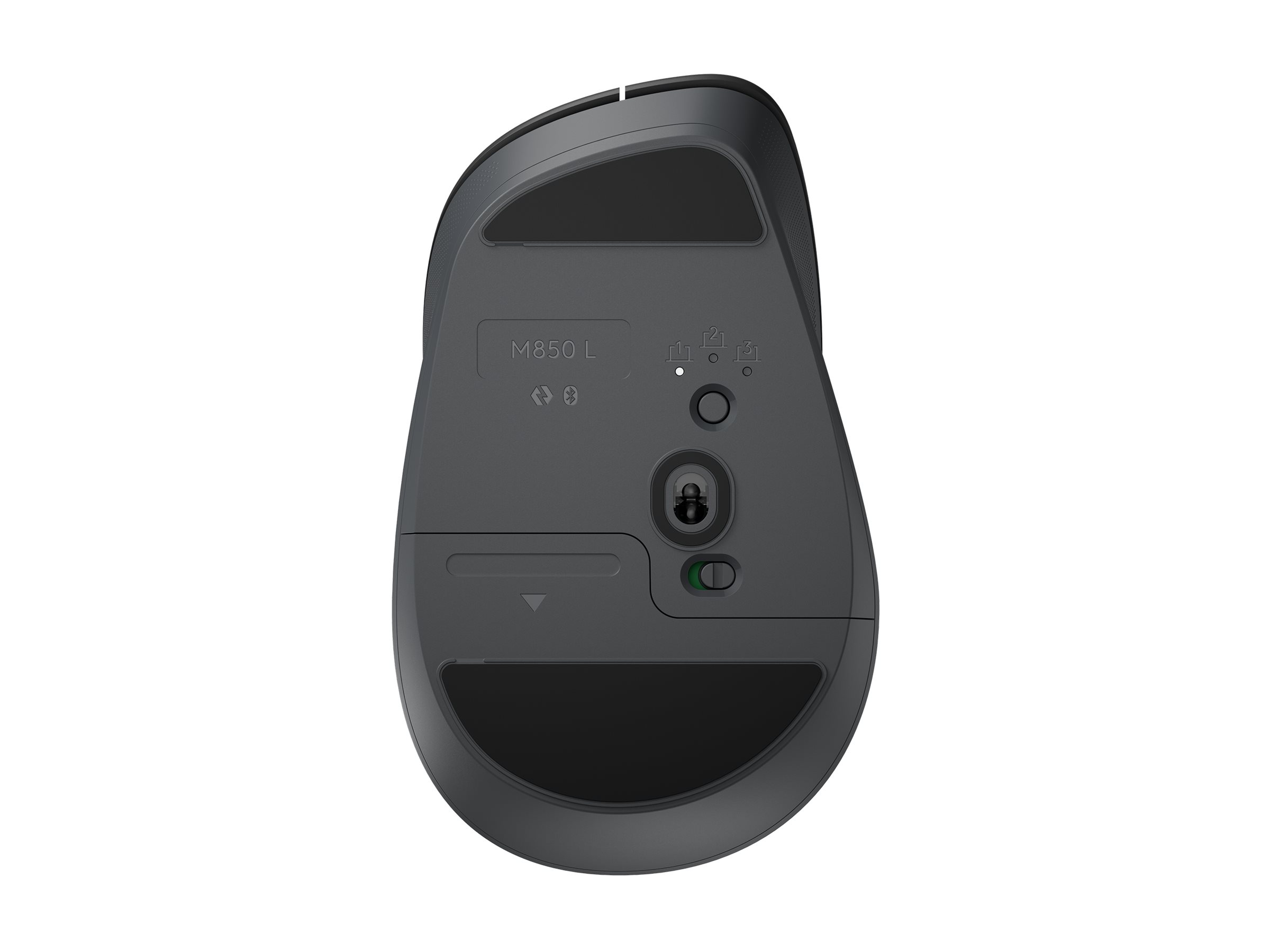 Logitech Signature Comfort Plus M850 L - Maus - Für Rechtshänder - optisch - 6 Tasten - kabellos - Bluetooth 5.2 LE - Graphite