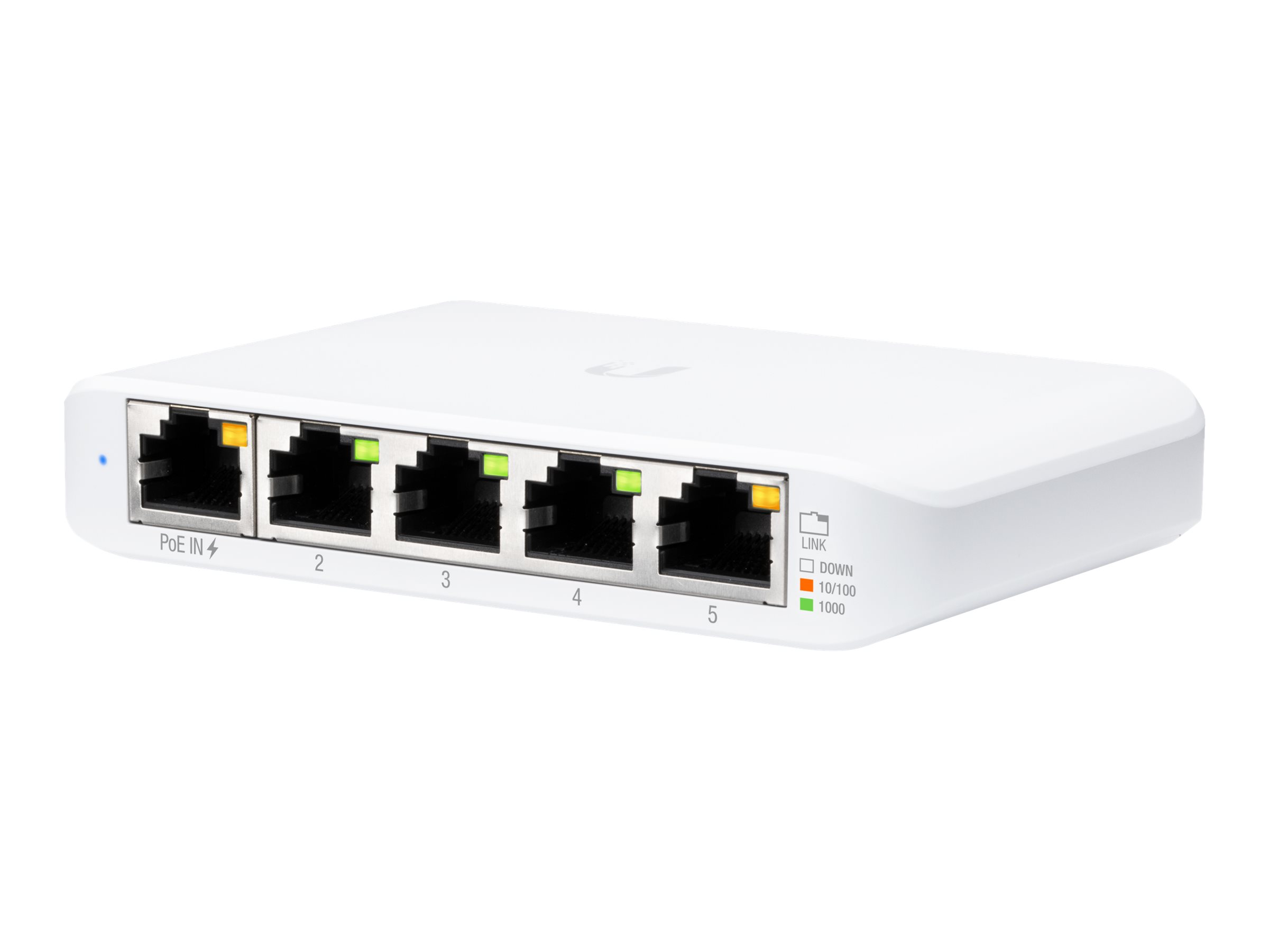 Ubiquiti UniFi Switch USW Flex Mini - Switch - managed - 4 x 10/100/1000 + 1 x 10/100/1000 (PoE+) - Desktop - PoE+