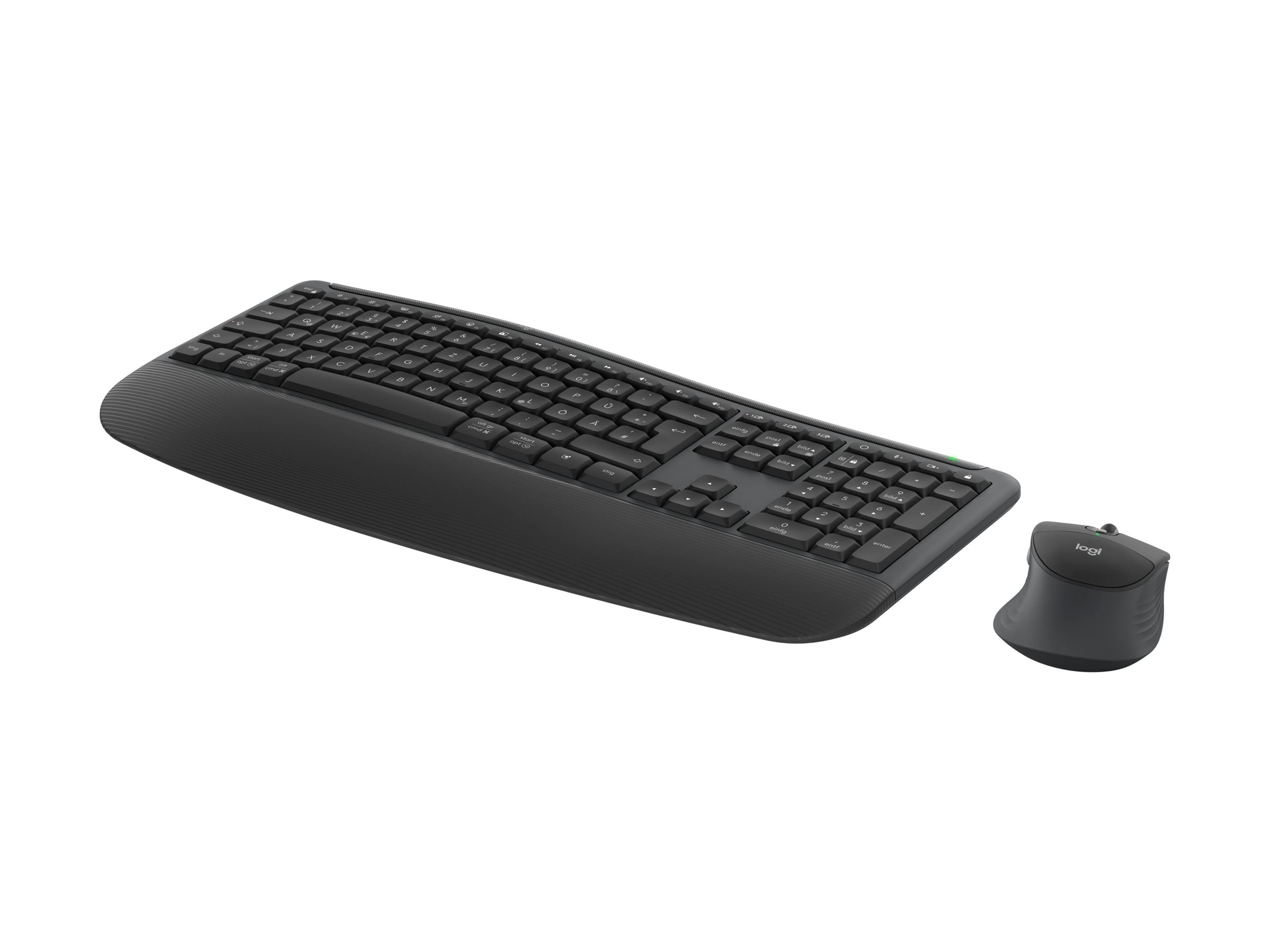 Logitech Signature Comfort Plus Combo MK880 - Tastatur-und-Maus-Set - full size - mit LED-Batteriestandanzeige - kabellos - Bluetooth 5.2 - QWERTZ - Deutsch - Graphite Logitech Signature Comfort Plus Combo MK880 - Tastatur-und-Maus-Set - full size - mit LED-Batteriestandanzeige - kabellos - Bluetooth 5.2 - QWERTZ - Deutsch - Graphite