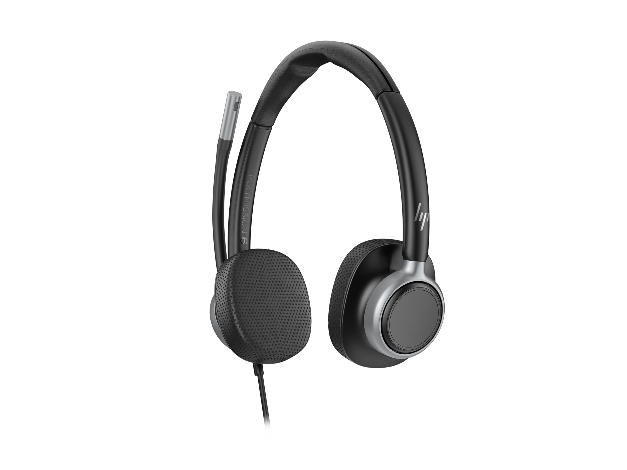 Poly HP Poly Mission 625 - Mission 600 Series - - On-Ear - kabelgebunden - USB-C - USB-A - Schwarz - Zertifiziert für Microsoft Teams - Works With Chromebook Certified - Zoom-zertifiziert - Google Meet-zertifiziert
