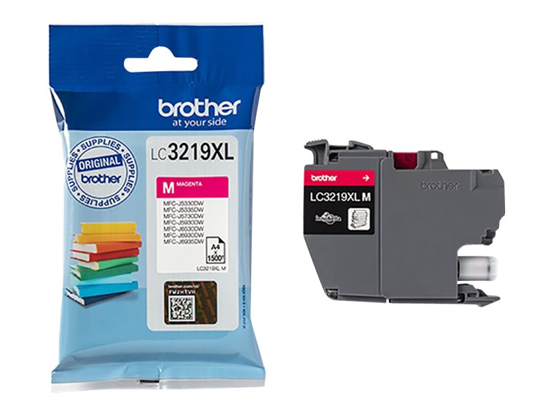 Brother LC3219XLM - XL - Magenta - Original - Blisterverpackung - Tintenpatrone - für INKvestment Business Smart Plus MFC-J5930; INKvestment Business Smart Pro MFC-J6935 Brother LC3219XLM - XL - Magenta - Original - Blisterverpackung - Tintenpatrone - für INKvestment Business Smart Plus MFC-J5930; INKvestment Business Smart Pro MFC-J6935