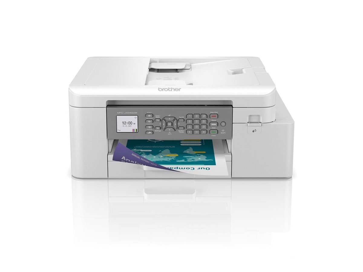 Brother MFC-J4340DWE - Multifunktionsdrucker - - bis zu 13 Seiten/Min. (Kopieren) - bis zu 20 Seiten/Min. (Drucken) - 150 Blatt - 14.4 Kbps - USB 2.0 - Wi-Fi(n)