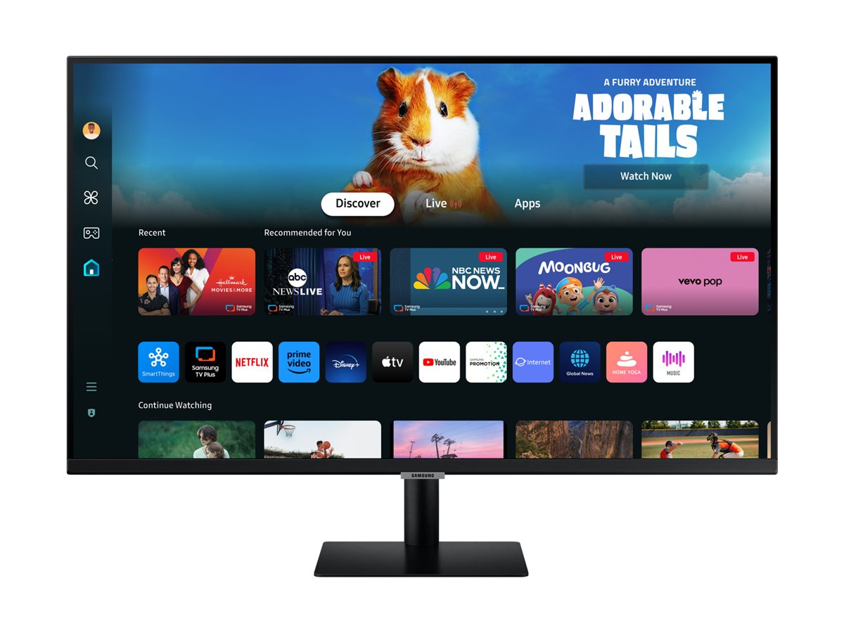 Samsung S27DM500EU - M50D Series - LED-Monitor - - 1920 x 1080 Full HD (1080p) @ 60 Hz - VA - 250 cd/m² - 3000:1 - HDR10 - 4 ms - 2xHDMI - Lautsprecher - Schwarz