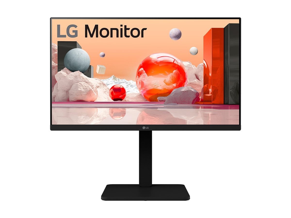 LG 24BA450-B - LED-Monitor - 61 cm (24") (23.8" - 1920 x 1080 Full HD (1080p) @ 100 Hz - IPS - 250 cd/m² - 1300:1 - 5 ms - HDMI - VGA - DisplayPort - Lautsprecher