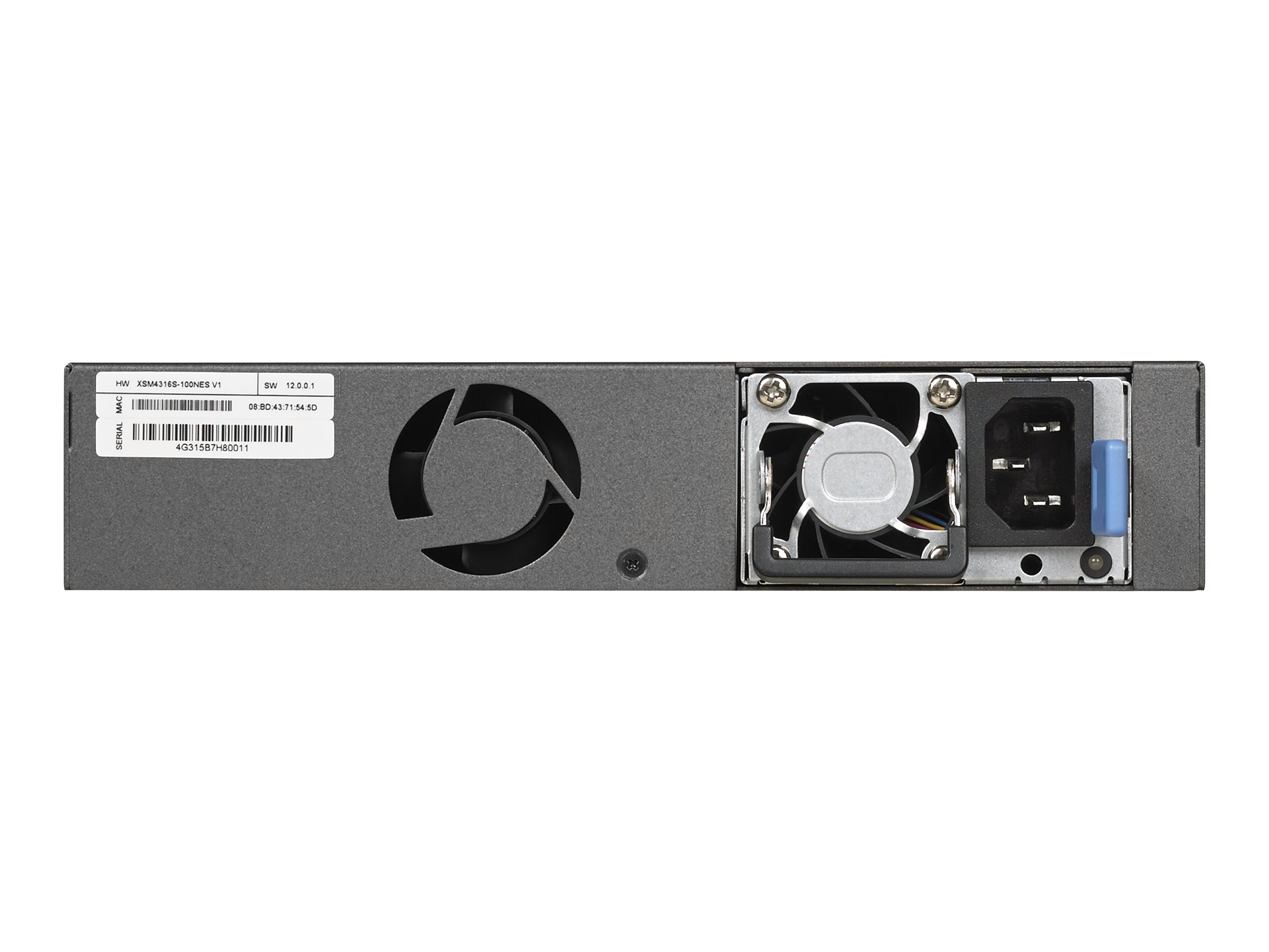 Netgear M4300-8X8F - Switch - L3 - managed - 8 x 10/100/1000/10000 + 8 x 10 Gigabit SFP+ - Luftstrom von vorne nach hinten - an Rack montierbar
