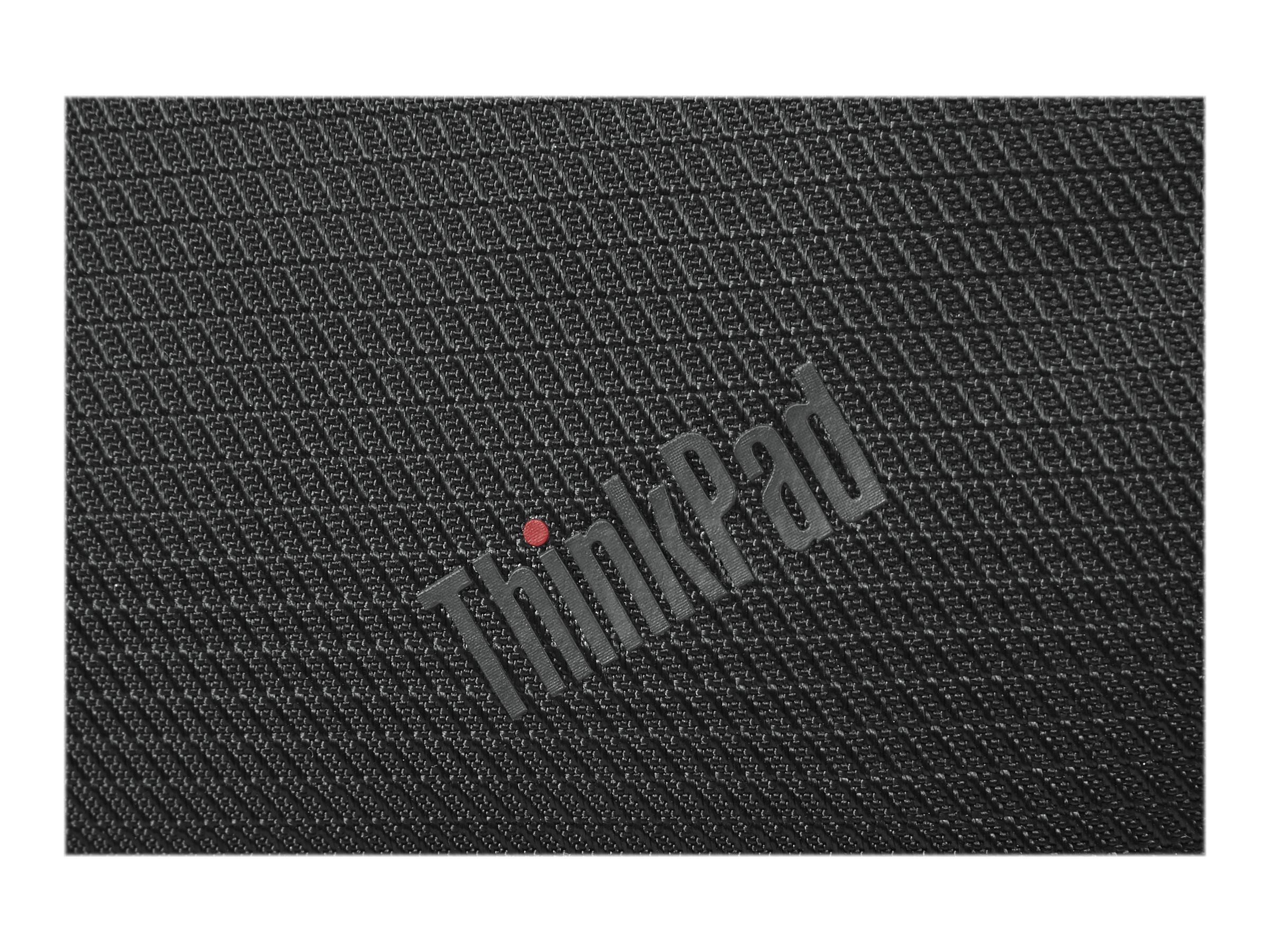 Lenovo ThinkPad Essential Topload (Eco) - Notebook-Tasche - 40.6 cm (16") - Schwarz mit roten Akzenten
