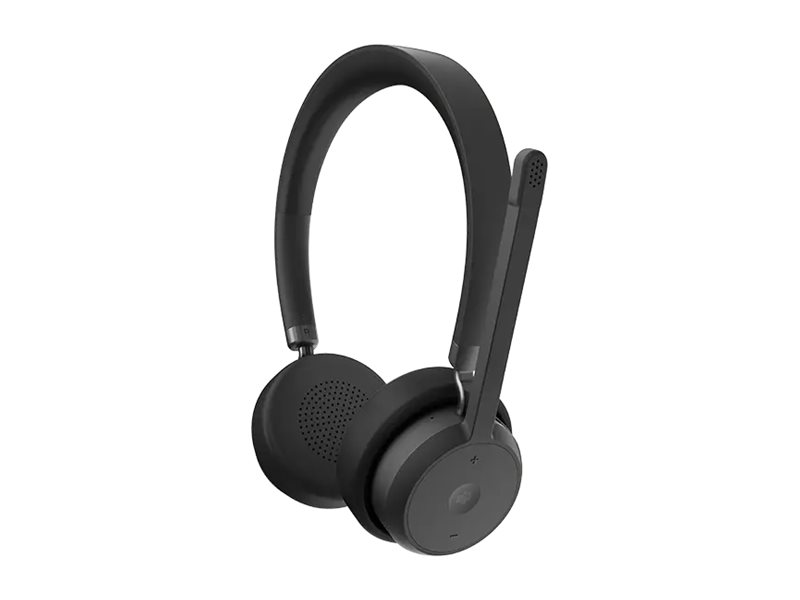 Lenovo Headset - On-Ear - Bluetooth - kabellos - Adapter USB-A via Bluetooth - Schwarz - Zertifiziert für Microsoft Teams Lenovo Headset - On-Ear - Bluetooth - kabellos - Adapter USB-A via Bluetooth - Schwarz - Zertifiziert für Microsoft Teams