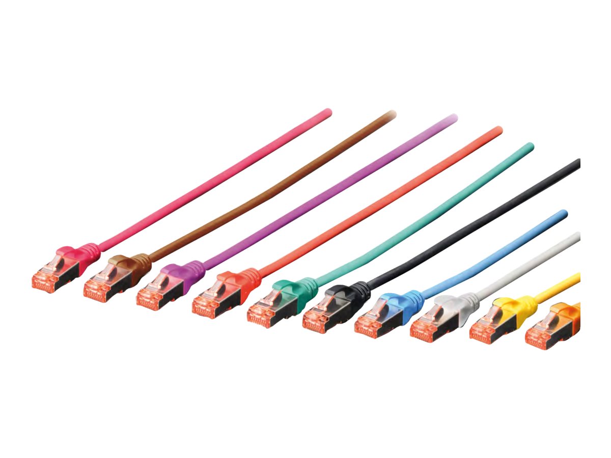 Digitus CAT 6 S/FTP Patchkabel - 3 m - SFTP - CAT 6 - halogenfrei - Schwarz