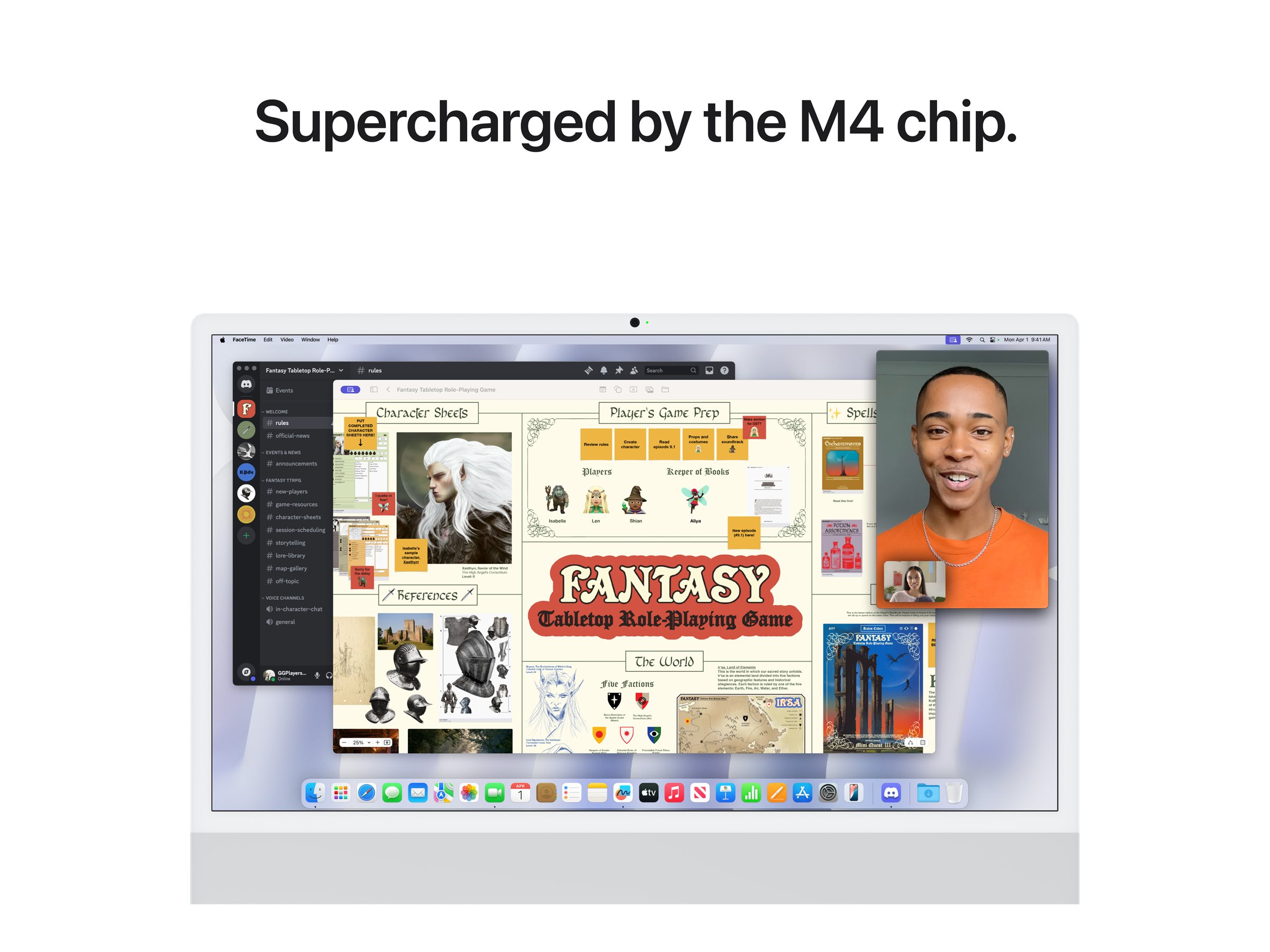 Apple iMac with 4.5K Retina display - All-in-One - M4 - RAM 16 GB - SSD 512 GB - Apple M4 10-core - 1GbE - Wi-Fi 6E - Bluetooth 5.3 - WLAN: 802.11a/b/g/n/ac/ax (Wi-Fi 6E) - Bluetooth 5.3 - macOS Sequoia 15.0 - Monitor: LED 61 cm (24") 4480 x 2520 (4.5K)…