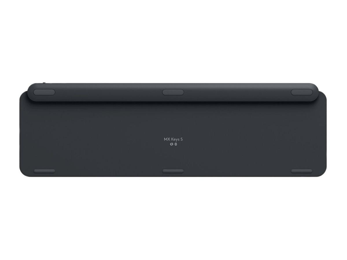 Logitech MX Keys S Tastatur hinterleuchtet kabellos mit Palm Rest Graphite - kabellos - Bluetooth LE - QWERTZ - Deutsch - Tastenschalter: Scissor-Key - Graphite - mit Palm Rest Logitech MX Keys S Tastatur hinterleuchtet kabellos mit Palm Rest Graphite - kabellos - Bluetooth LE - QWERTZ - Deutsch - Tastenschalter: Scissor-Key - Graphite - mit Palm Rest