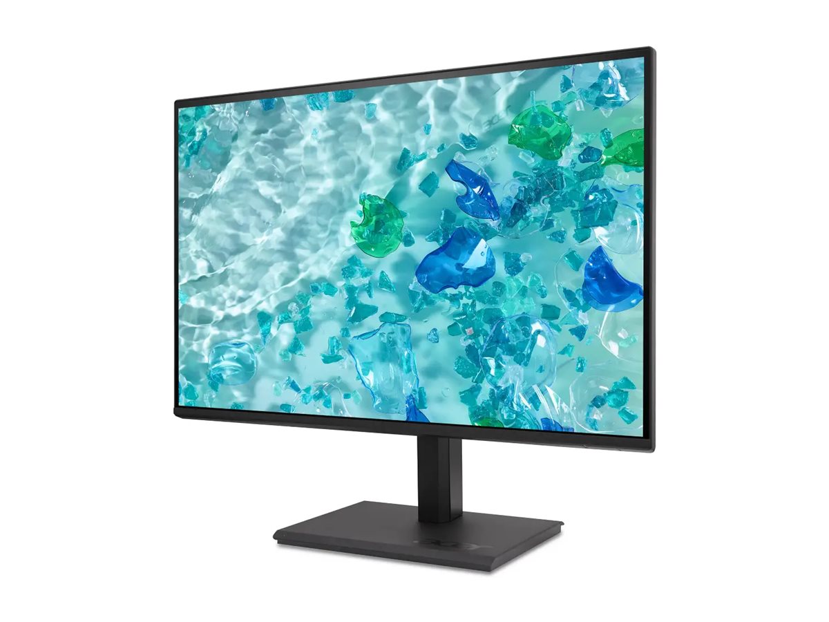Acer Vero B247Y Gbmiprzx - B7 Series - LED-Monitor - (23.8" sichtbar) - 1920 x 1080 Full HD (1080p) @ 120 Hz - IPS - 250 cd/m² - 1000:1 - 4 ms - HDMI - VGA - DisplayPort - Lautsprecher - Schwarz