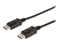 DIGITUS DisplayPort Anschlusskabel - zu DisplayPort (M) - 2 m - geformt - Schwarz
