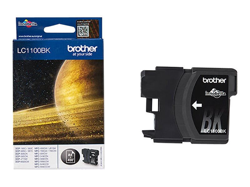 Brother LC1100BK - Schwarz - Original - Tintenpatrone - für Brother DCP-185 - 385 - 395 - 585 - J715 - MFC-490 - 5490 - 5890 - 5895 - 6890 - 790 - 795 - 990 - J615 Brother LC1100BK - Schwarz - Original - Tintenpatrone - für Brother DCP-185 - 385 - 395 - 585 - J715 - MFC-490 - 5490 - 5890 - 5895 - 6890 - 790 - 795 - 990 - J615