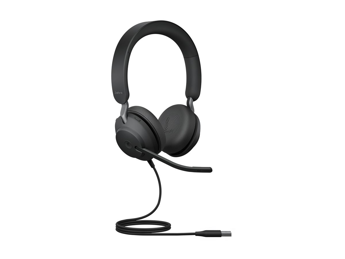Evolve2 40 MS Stereo - Headset - On-Ear - kabelgebunden - USB-A - Geräuschisolierung - Zertifiziert für Microsoft Teams