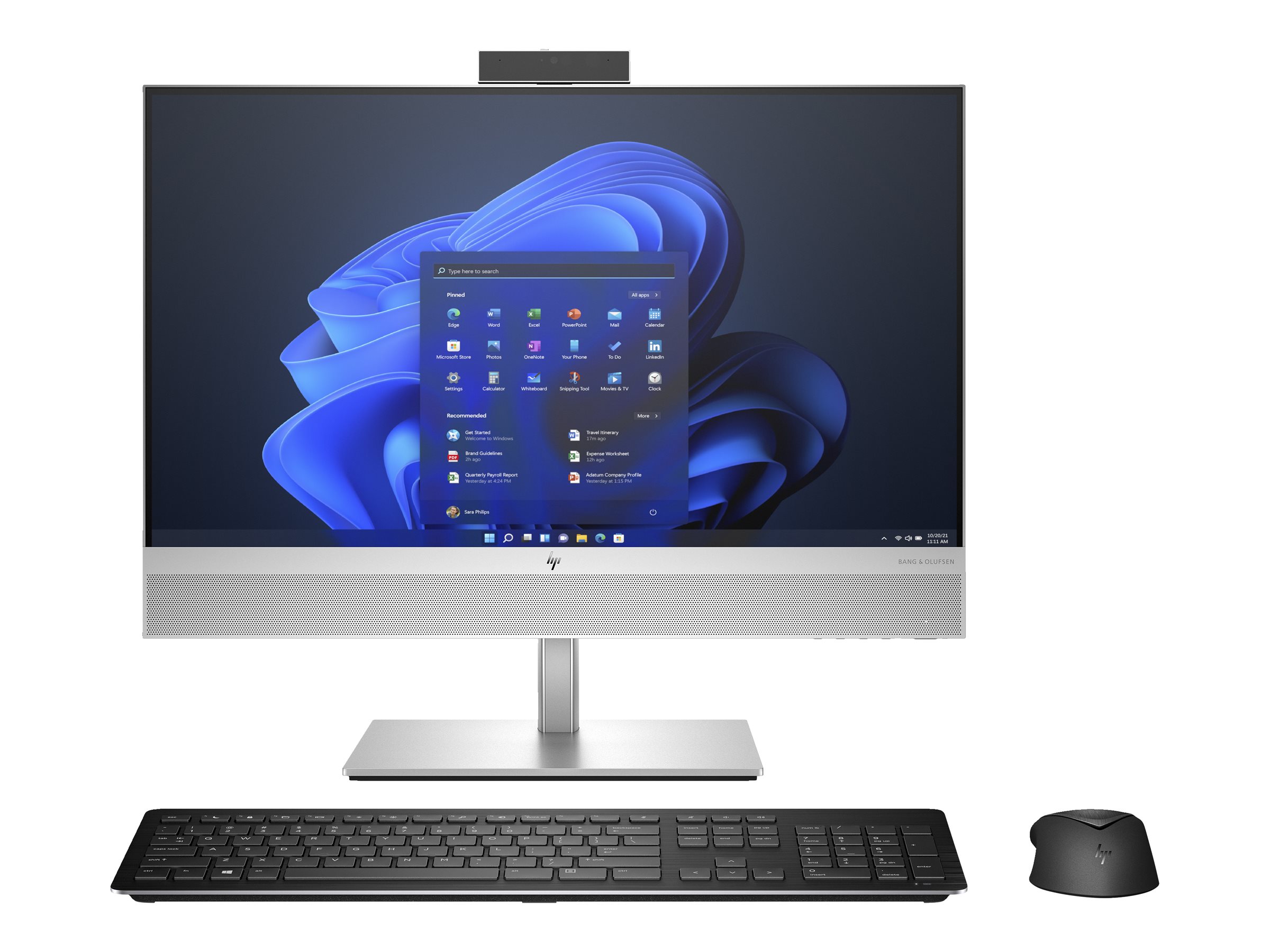 HP EliteOne 840 G9 - All-in-One (Komplettlösung) - - Bluetooth 5.3 - Win 11 Pro - Monitor: LED 60.5 cm (23.8") 1920 x 1080 (Full HD) @ 60 Hz - Tastatur: Deutsch - mit HP Wolf Pro Security Edition (1 Jahr)