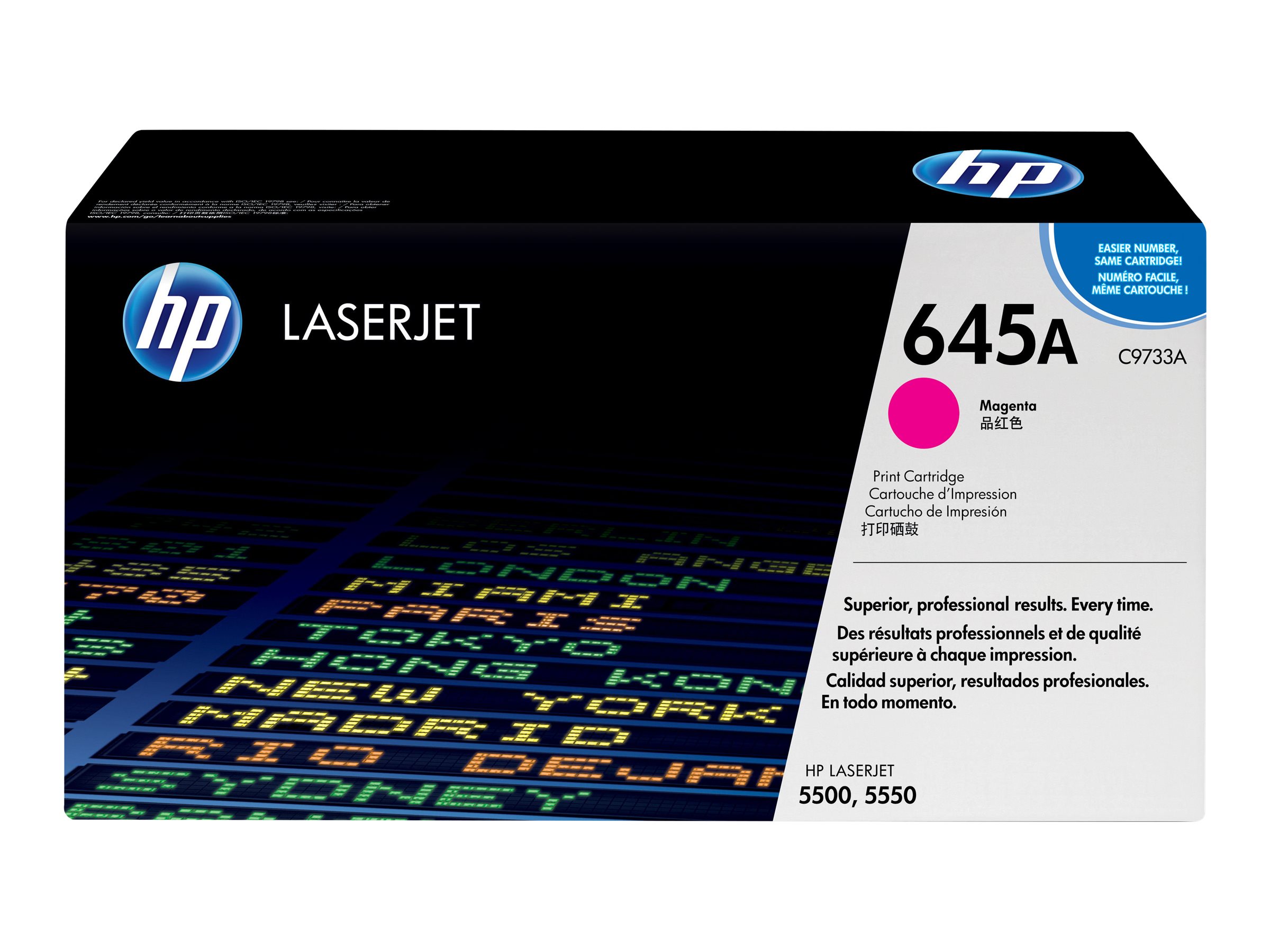 HP Toner C9733A magenta für HP Color LaserJet 5500 erie - für Color LaserJet 5500 - 5550