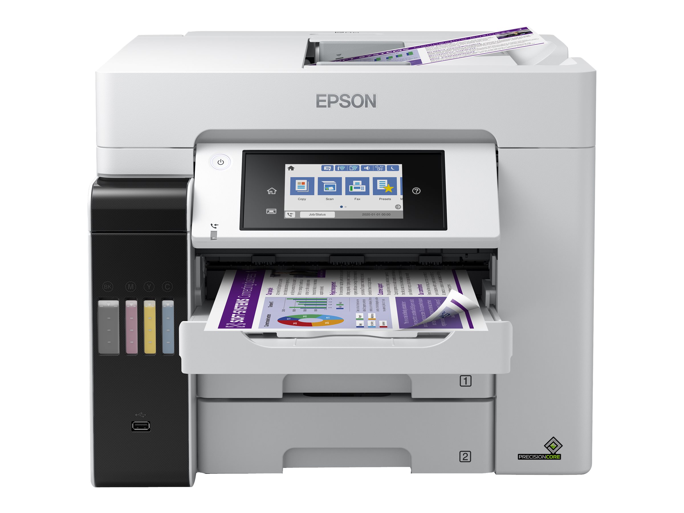 EcoTank ET-5880 - Multifunktionsdrucker - Farbe - (Original) - A4 (Medien) - bis - (Original) - A4 (Medien) - bis zu 25 Seiten/Min. (Drucken) - 550 Blatt - 33.6 Kbps - USB - LAN - Wi-Fi EcoTank ET-5880 - Multifunktionsdrucker - Farbe - (Original) - A4 (Medien) - bis - (Original) - A4 (Medien) - bis zu 25 Seiten/Min. (Drucken) - 550 Blatt - 33.6 Kbps - USB - LAN - Wi-Fi