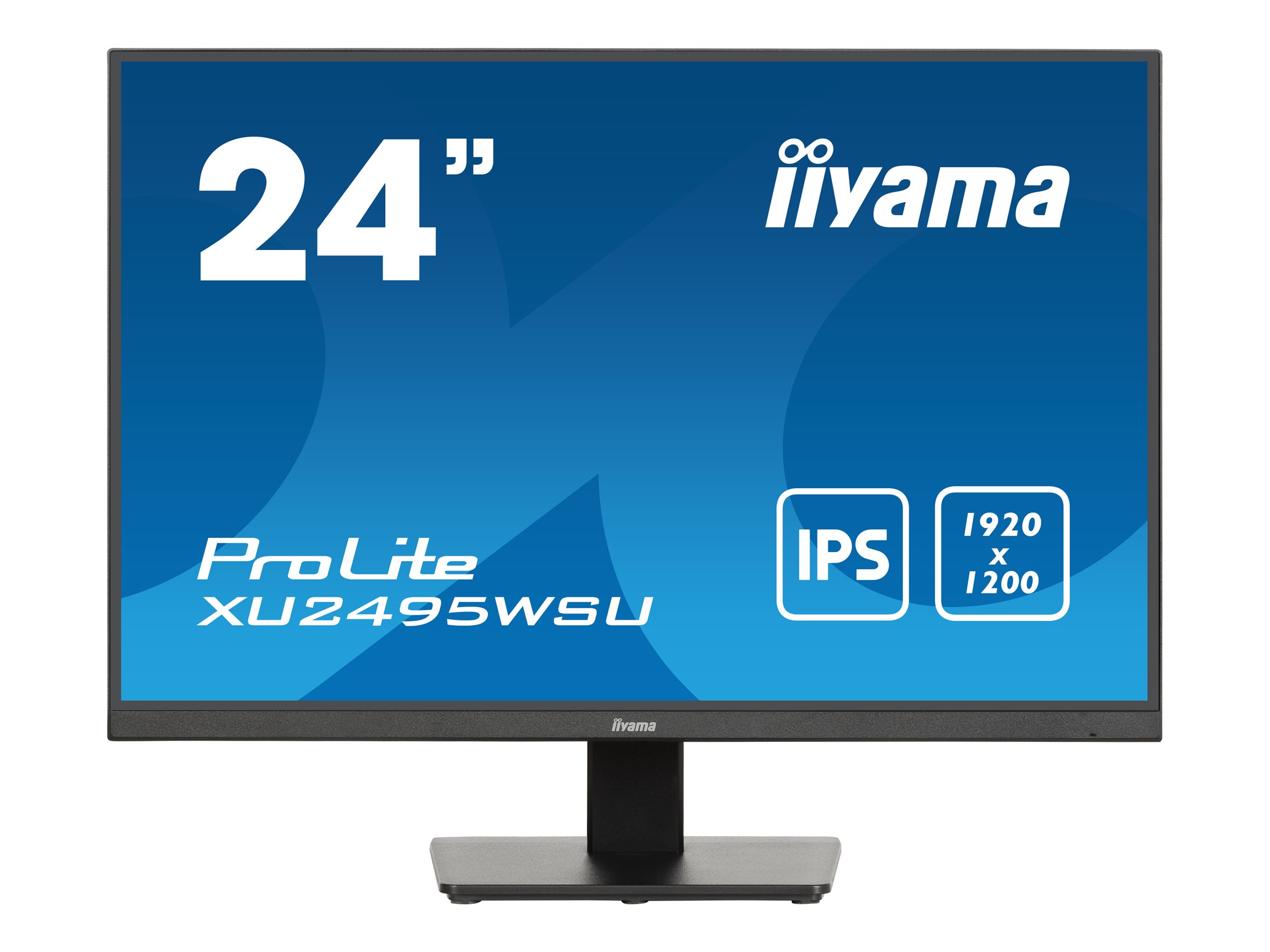 Iiyama ProLite XU2495WSU-B7 - LED-Monitor - 61.13 - 1920 x 1200 WUXGA @ 75 Hz - IPS - 300 cd/m² - 1000:1 - 4 ms - HDMI - DisplayPort - USB-C - Lautsprecher - mattschwarz