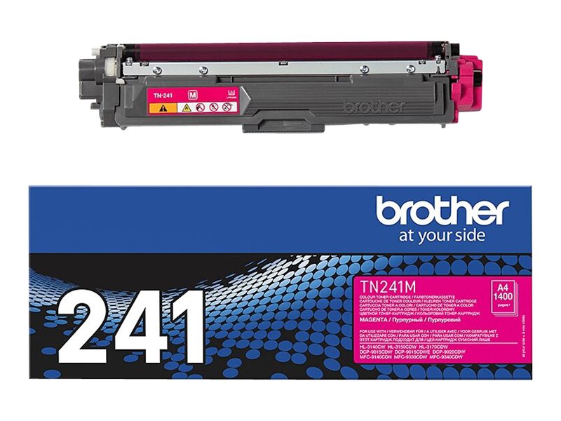 Brother TN241M - Magenta - Original - Tonerpatrone - für Brother DCP-9015 - DCP-9020 - HL-3140 - HL-3150 - HL-3170 - MFC-9140 - MFC-9330 - MFC-9340 Brother TN241M - Magenta - Original - Tonerpatrone - für Brother DCP-9015 - DCP-9020 - HL-3140 - HL-3150 - HL-3170 - MFC-9140 - MFC-9330 - MFC-9340