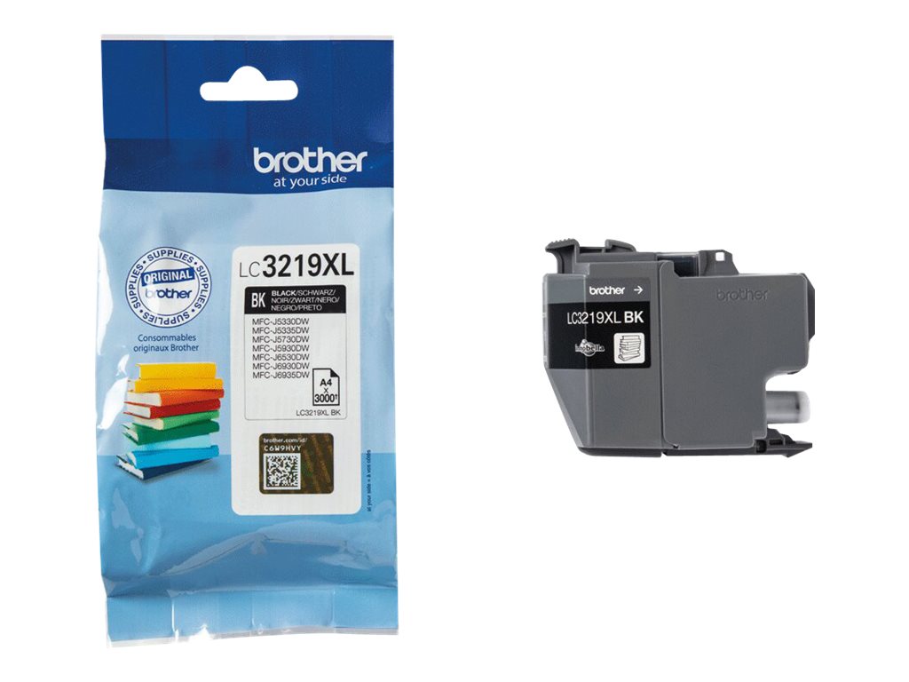 Brother LC3219XLBK - Schwarz - Original - Tintenpatrone - für INKvestment Business Smart Plus MFC-J5930; INKvestment Business Smart Pro MFC-J6935 Brother LC3219XLBK - Schwarz - Original - Tintenpatrone - für INKvestment Business Smart Plus MFC-J5930; INKvestment Business Smart Pro MFC-J6935