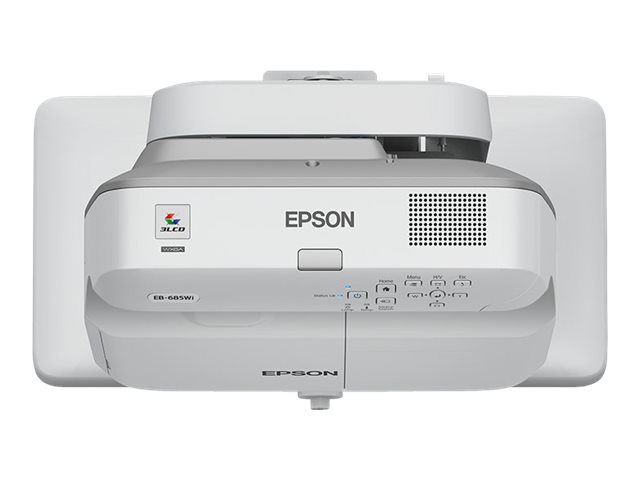 Epson EB-685W, 3500 ANSI Lumen, 3LCD, WXGA - 3500 lm (Farbe) - WXGA (1280 x 800) - 16:10 - 720p - LAN - Grau - weiß Epson EB-685W, 3500 ANSI Lumen, 3LCD, WXGA - 3500 lm (Farbe) - WXGA (1280 x 800) - 16:10 - 720p - LAN - Grau - weiß