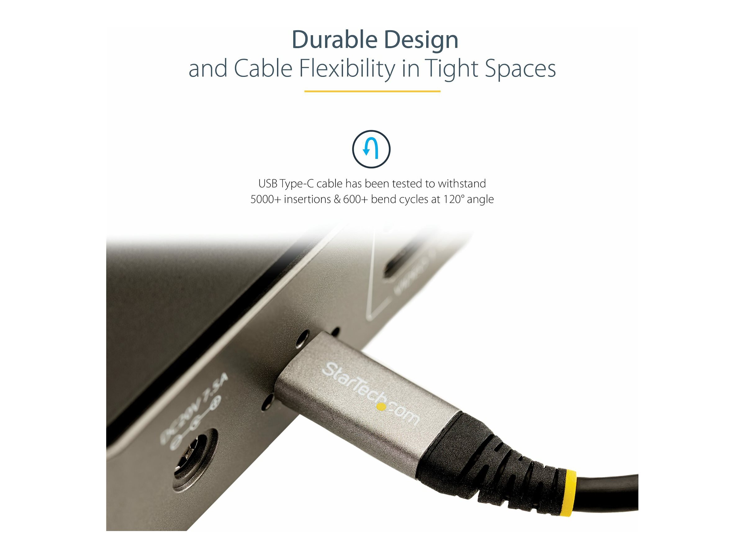 StarTech.com 1m USB-C Kabel 10Gbit/s - USB-IF - Power Delivery - DP Alt Mode - USB-C Kabel - Laden&Synchronisieren (USB31CCV1M) - USB-Kabel - 24 pin USB-C (M) zu 24 pin USB-C (M) - USB 3.2 Gen 2 / DisplayPort 1.4 /Thunderbolt 3 - 1 m - 4K Unterstützung…