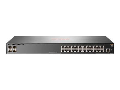 Switch HP Aruba 2930F 24G managed 24x RJ-45 4x SFP 56Gb/​s 32K Mac-Adressen - an Rack montierbar
