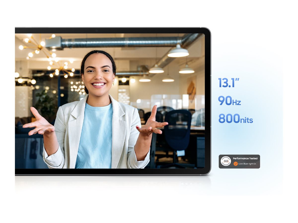 Samsung Galaxy Tab S10 FE+ - Tablet - Android - - TFT (2800 x 1800) - microSD-Steckplatz - Grau