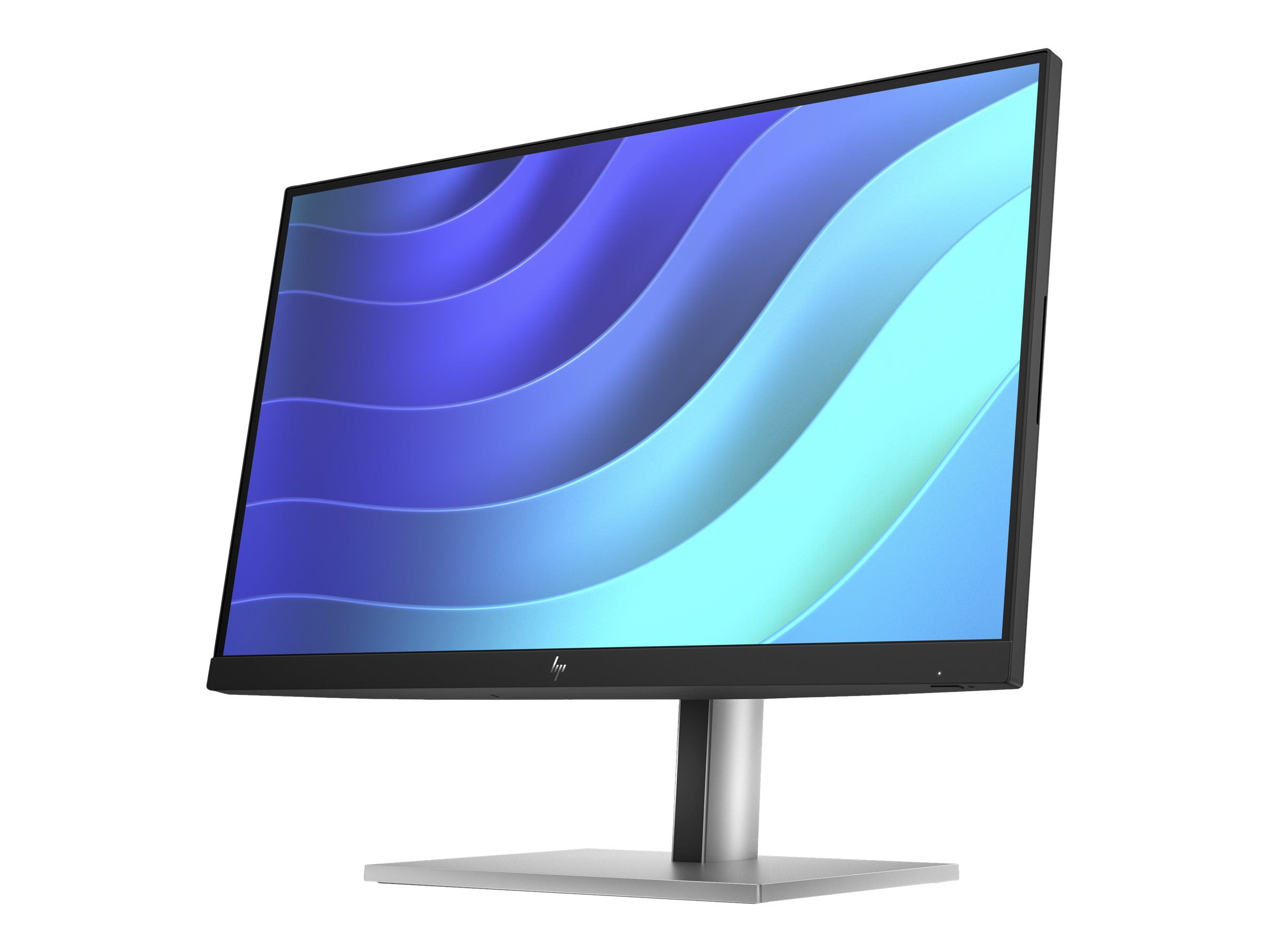 HP E22 G5 - E-Series - LED-Monitor - 54.6 cm - 1920 x 1080 Full HD (1080p) @ 75 Hz - IPS - 250 cd/m² - 1000:1 - 5 ms - HDMI - DisplayPort - USB - Schwarz - Schwarz und Silber (Ständer)