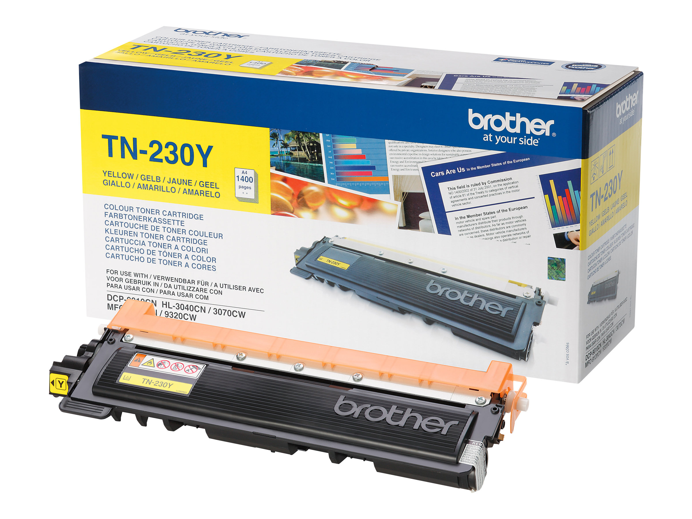 Brother TN230Y - Gelb - Original - Tonerpatrone - für Brother DCP-9010CN - HL-3040CN - HL-3040CW - HL-3070CW - MFC-9120CN - MFC-9320CN - MFC-9320CW