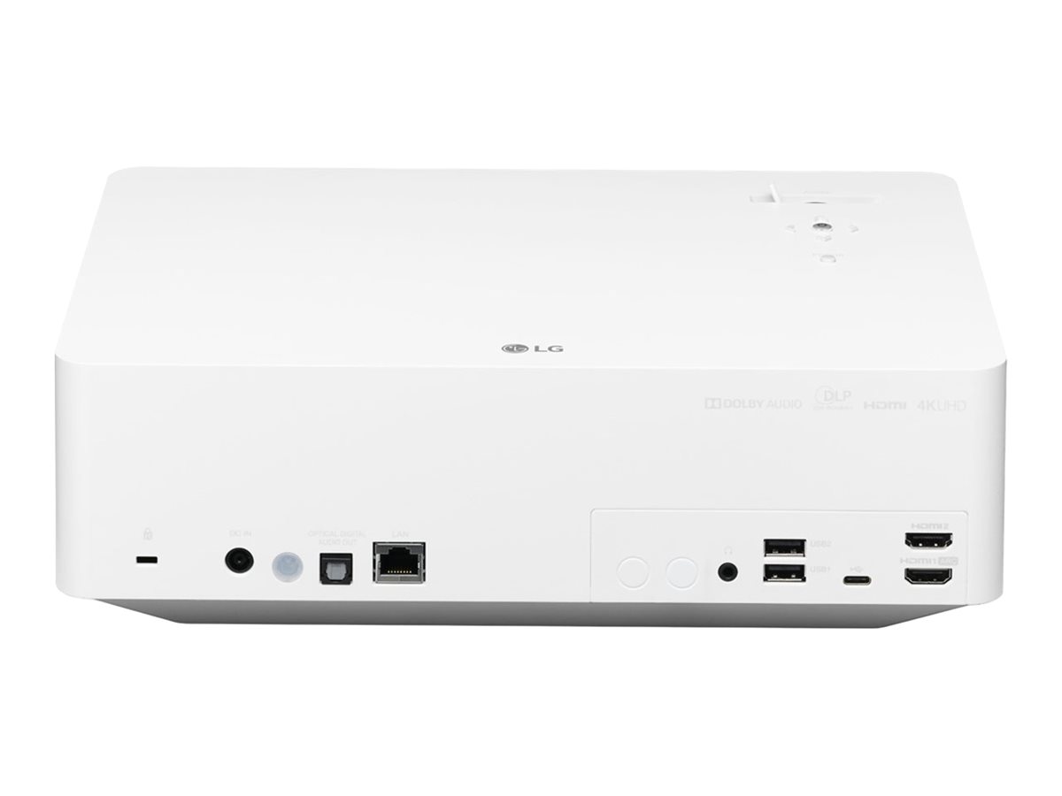 LG CineBeam HU70LS - DLP-Projektor - RGB LED - 1500 lm - 3840 x 2160 - 16:9 - 4K - Miracast Wi-Fi Display - weiß