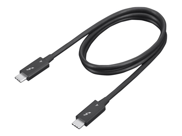 Lenovo Thunderbolt-Kabel - 24 pin USB-C (M) - zu 24 pin USB-C (M) - Thunderbolt 4 - 70 cm - Support von 8K 60 Hz - Support von 4K 60 Hz - Schwarz