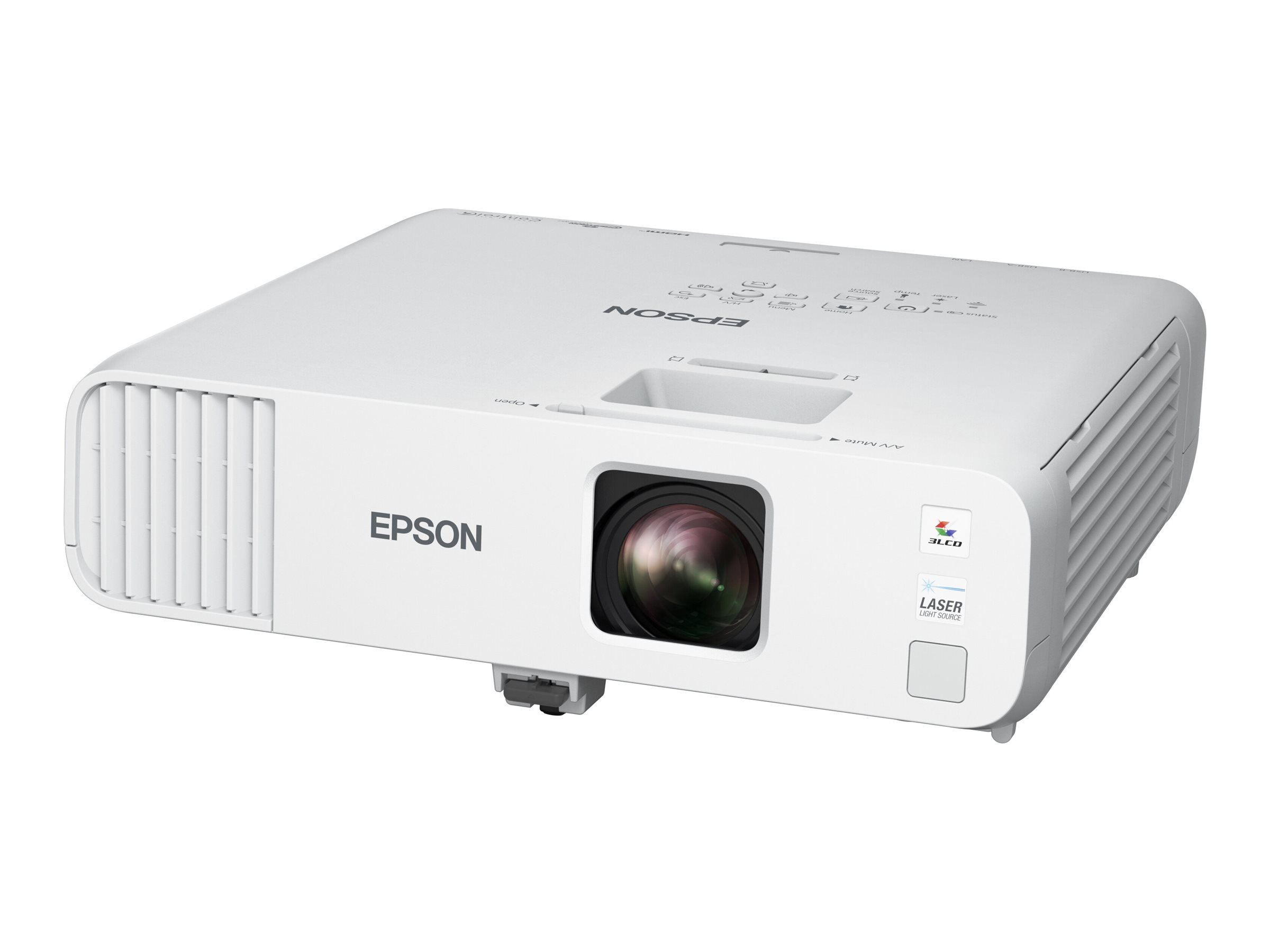 Epson EB-L260F - 3-LCD-Projektor - 4600 lm (weiß) - 4600 lm (Farbe) - 16:9 - 1080p - 802.11a/b/g/n/ac Wireless / LAN/ Miracast - weiß