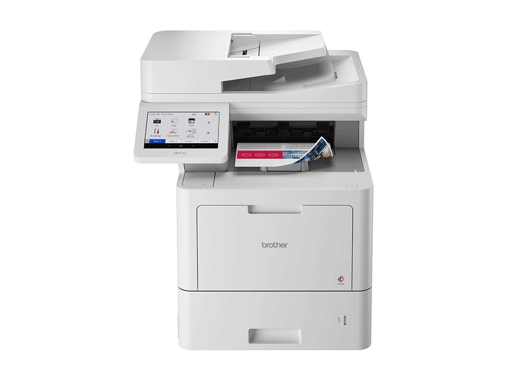 Brother MFC-L9630CDN - Multifunktionsdrucker - - bis zu 40 Seiten/Min. (Kopieren) - bis zu 40 Seiten/Min. (Drucken) - 620 Blatt - 33.6 Kbps - Gigabit LAN - USB 2.0 - USB-Host - NFC