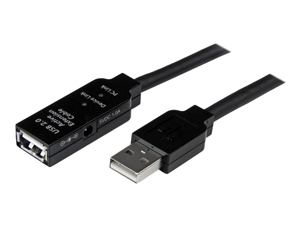 10M USB ACTIVE EXTENSION CABLE - zu USB (M) - USB 2.0 - 10 m - aktiv - Schwarz - für P/N: LTUB1MBK - SVA5H2NEUA - UUSBOTG