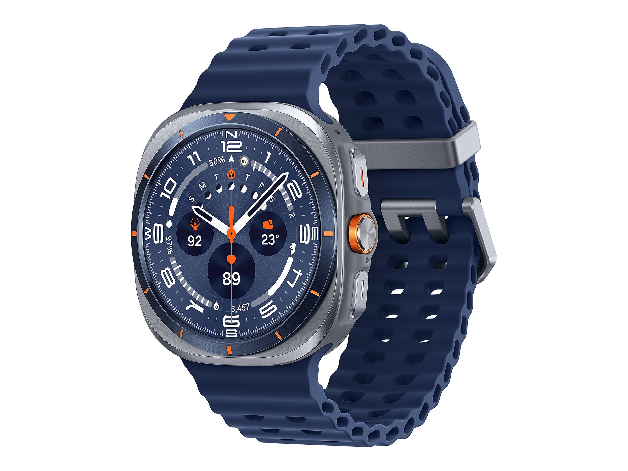 Samsung Galaxy Watch Ultra - 47 mm - Titanium Blue - 64 GB - LTE - NFC - Bluetooth - Wi-Fi - 4G - 60.5 g Samsung Galaxy Watch Ultra - 47 mm - Titanium Blue - 64 GB - LTE - NFC - Bluetooth - Wi-Fi - 4G - 60.5 g