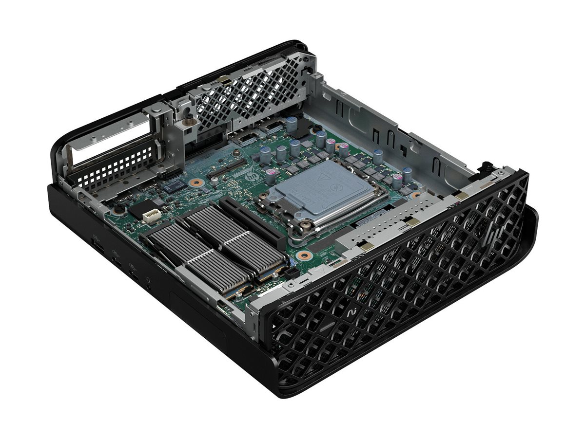 HP Workstation Z2 G1i - Mini - 5U - 1 x Core Ultra - RAM 64 GB - SSD 1 TB - HP Z Turbo Drive - TLC - RTX 2000 Ada - Wi-Fi 6 - Wi-Fi 7 - Bluetooth - 1GbE - WLAN: 802.11a/b/g/n/ac/ax/be - Bluetooth 5.4 - Win 11 Home - Monitor: keiner - Schwarz - Smart Buy