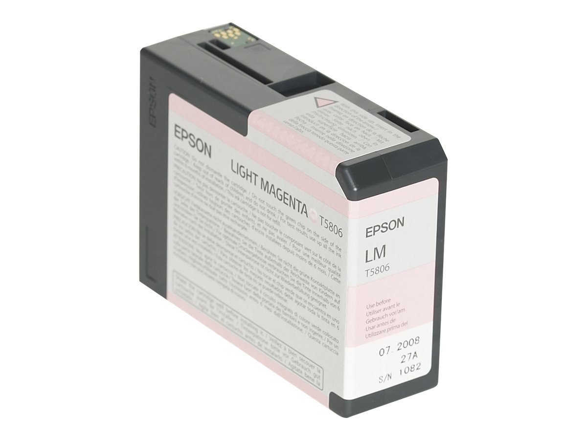 Tintenpatrone T580600 light magenta - Tintenpatrone - für Stylus Pro 3800 - Pro 3880 Tintenpatrone T580600 light magenta - Tintenpatrone - für Stylus Pro 3800 - Pro 3880