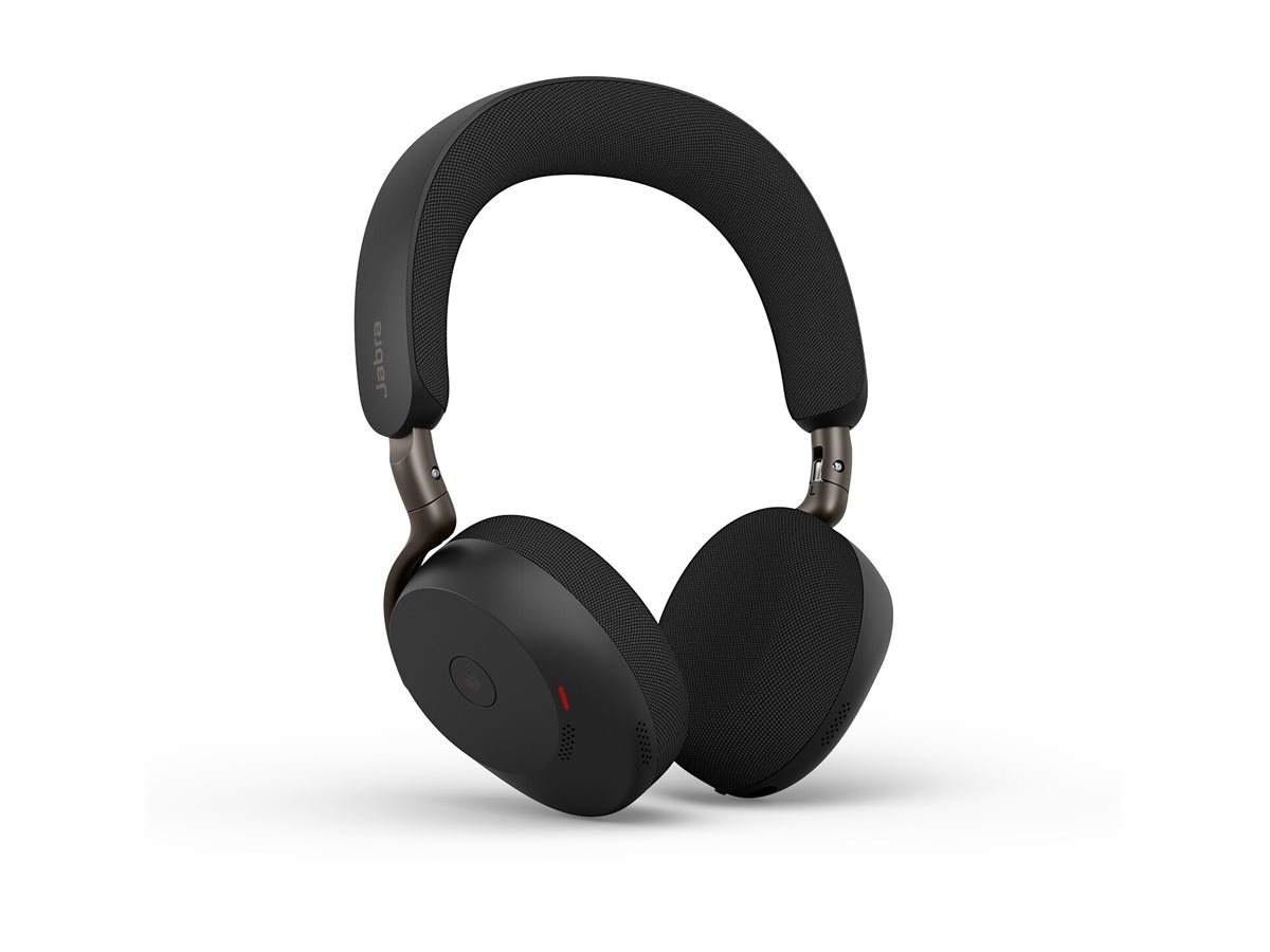 Jabra Evolve3 75 MS - Headset - On-Ear - Bluetooth - kabellos - aktive Rauschunterdrückung - USB-C über Bluetooth-Adapter - Schwarz - Zertifiziert für Microsoft Teams - Zertifiziert für Microsoft Teams Open Office Jabra Evolve3 75 MS - Headset - On-Ear - Bluetooth - kabellos - aktive Rauschunterdrückung - USB-C über Bluetooth-Adapter - Schwarz - Zertifiziert für Microsoft Teams - Zertifiziert für Microsoft Teams Open Office