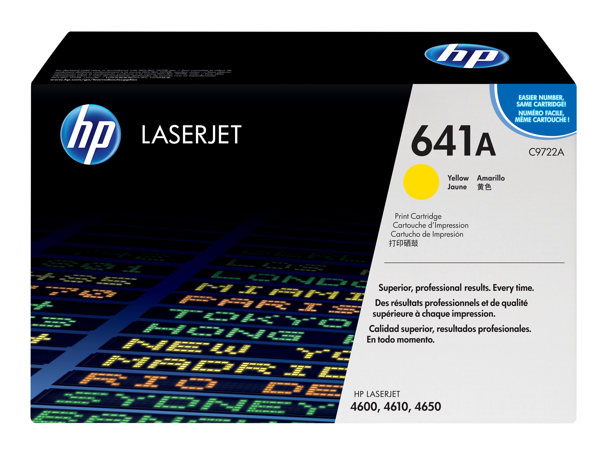 HP Toner gelb für HP LaserJet 4600 - für Color LaserJet 4600 - 4610 - 4650 HP Toner gelb für HP LaserJet 4600 - für Color LaserJet 4600 - 4610 - 4650